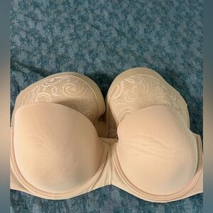 Two strapless bras 36DD like new